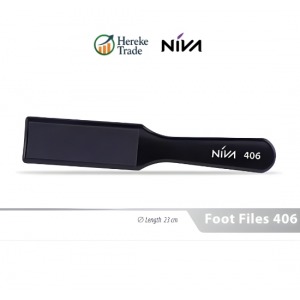 NIVA 406 PLASTIC FOOT FILE - White/Black
