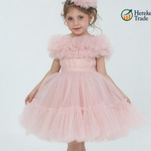 Girl's Pink Tulle Dress