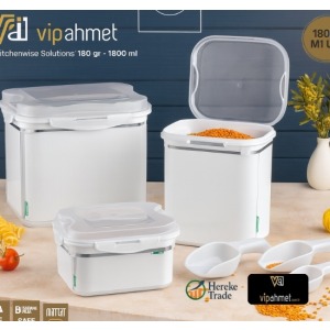 STORY STORAGE BOX, WHITE 10 L + 4.5 L + 1.6 L