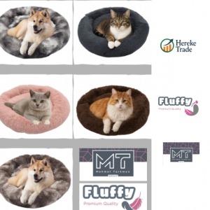 Round Fluffy Comfort Pet Bed
