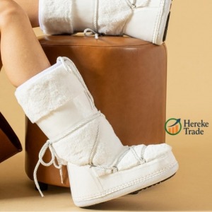 Snow Peak Tall Lace-Up Faux Fur Boots