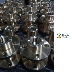 Precision Machined Bronze and Steel Flange Fittings