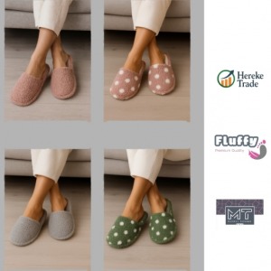 Women’s Cozy Bowl-Shaped Home Slippers MOQ 100 PIECES