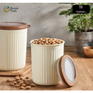 VACUUM STORAGE CONTAINER CYLINDER, BEACH 1L*6-PACK