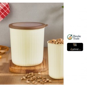 VACUUM STORAGE CONTAINER CYLINDER, BEACH 2.10 L*4-PACK