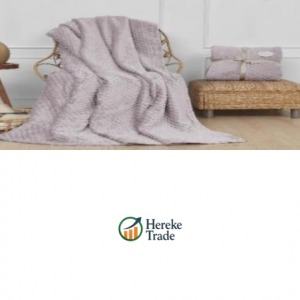 Textured Lilac Cozy Blanket