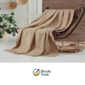 Minimalist Beige Blanket