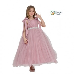 Dusty Rose (Bow-Back Princess Gown) Dress