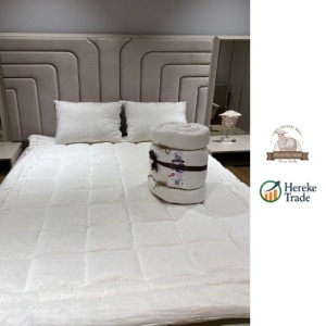 DOUBLE WEDDING SET QUILT-MATTRESS PAD-PILLOW