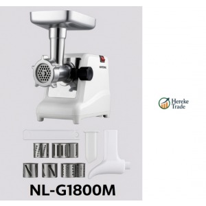 NATİONAL 1800W MEAT GRINDER (5 IN 1 GRATER APPARATUS)