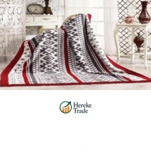 Nordic Geometric Pattern Blanket