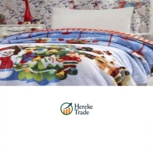 Nordic Geometric Pattern Blanket