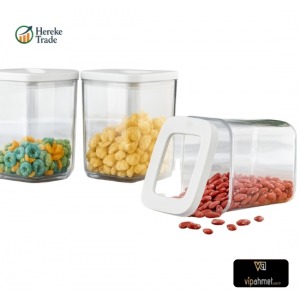 SQUARE STORAGE CONTAINER, 3x1000 ML 