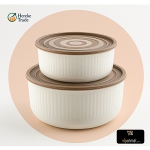 VACUUM STORAGE CONTAINER 11.5 L + 8 L SANDY