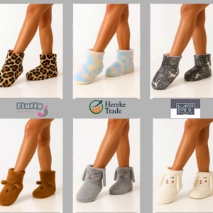 Women’s Printed & Embroidered Home Boots MOQ 100 PIECES