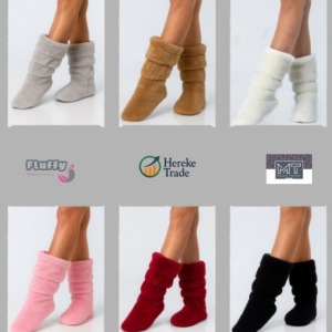 Women’s Ruched Home Boots MOQ 100 PIECES