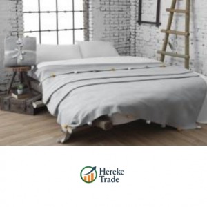 Minimalist Grey Tassel Blanket