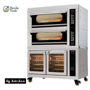 Two-Tier Stone-Bottomed Electric Oven
