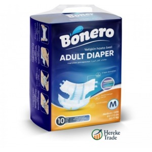 Bonero Adult Diapers Medium 10 Pcs