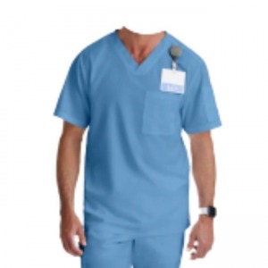 MEDICAL S C R UB TOP GR E Y 'S ANATOMY FOR MEN